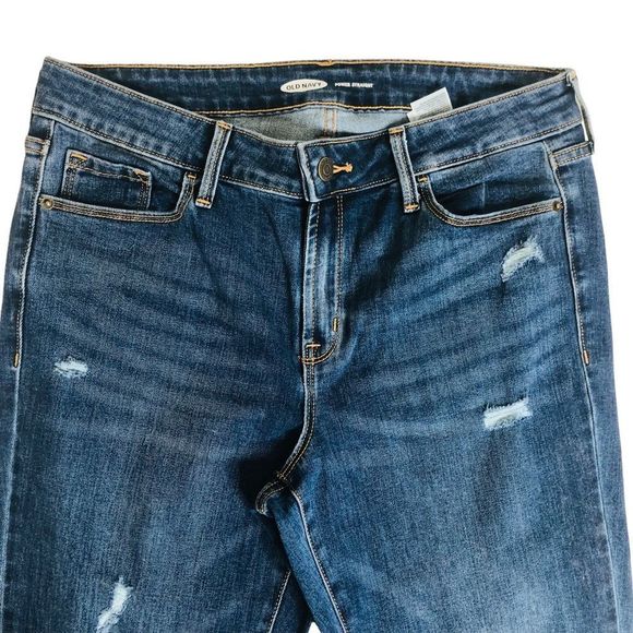 Old Navy Power Straight Jeans Sz 10 - Picture 3 of 7